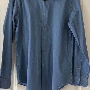 Alfani Men's Blue Button Down Shirt